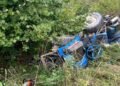 Prins sub tractor. Din păcate, nu a putut fi salvat!